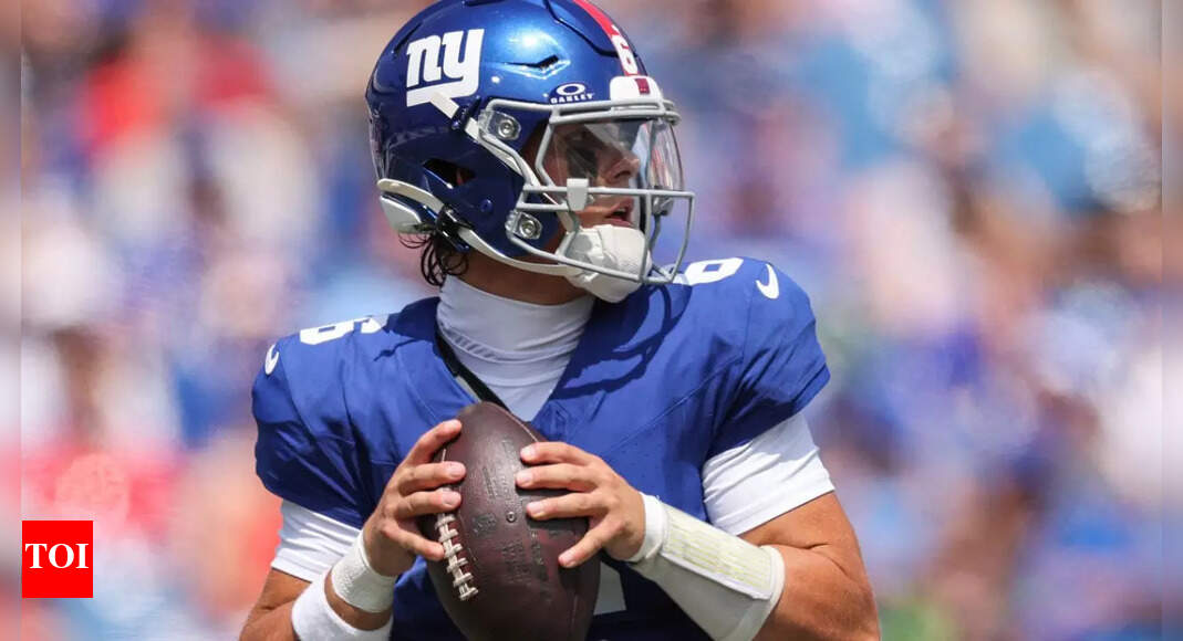 ‘That sh*t’s unacceptable’: New York Giants quarterback Jaxson Dart reacts to game-changing interception in shocking loss to Denver Broncos